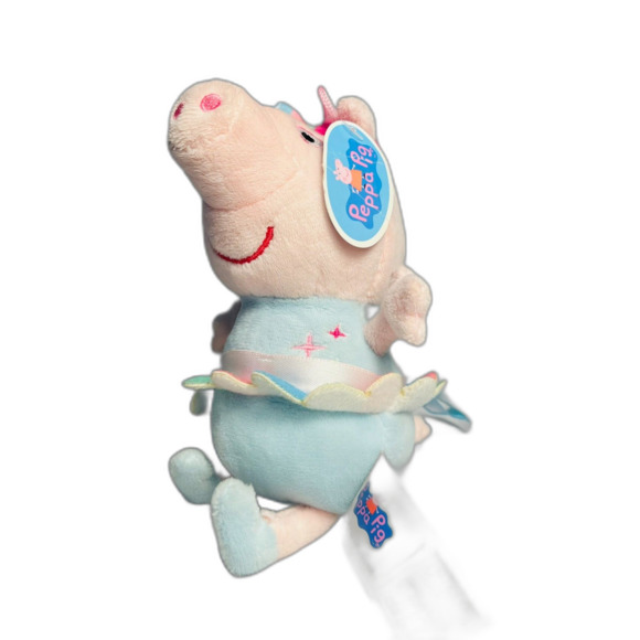 Peppa Pig Other - NWT VTG 2003 Peppa Pig Unicorn Ballerina Plush 7" Super Fiesta Soft Toys